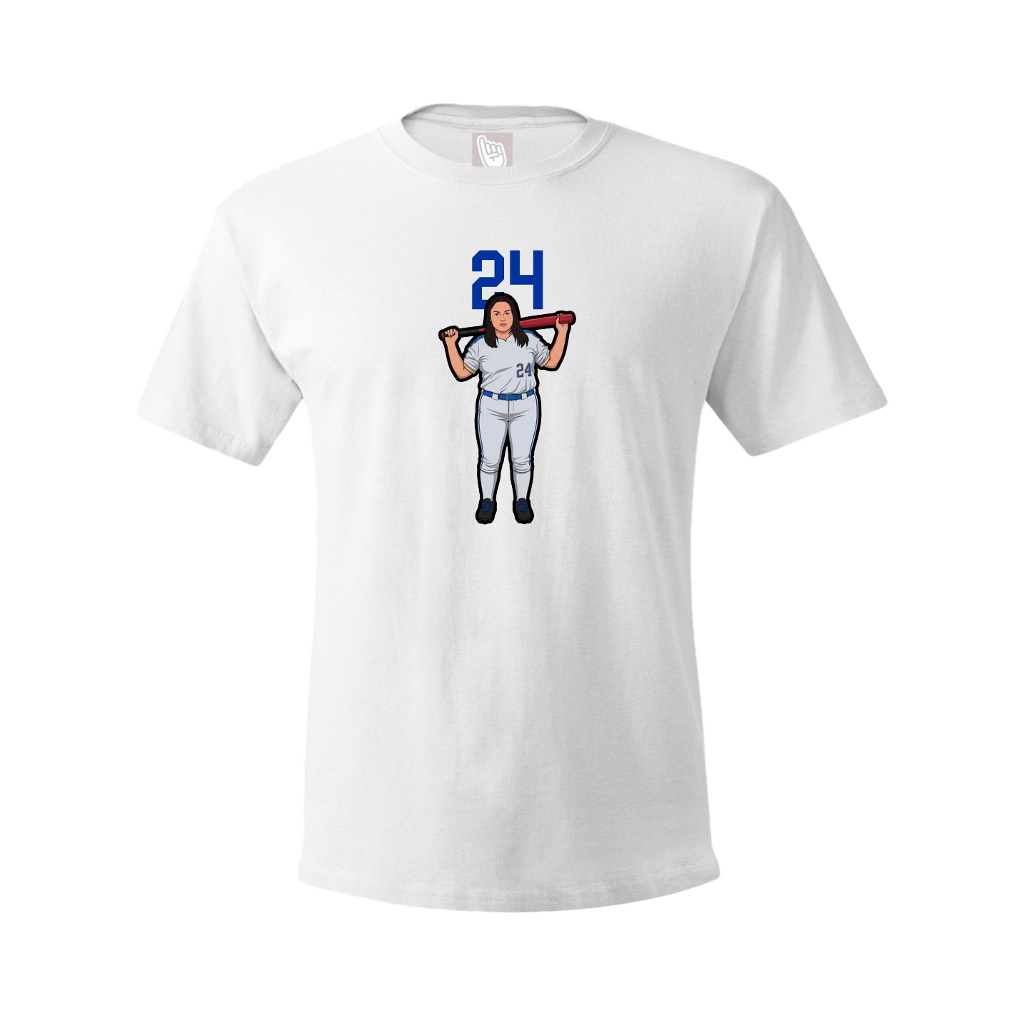 Tee — Number Top in White
