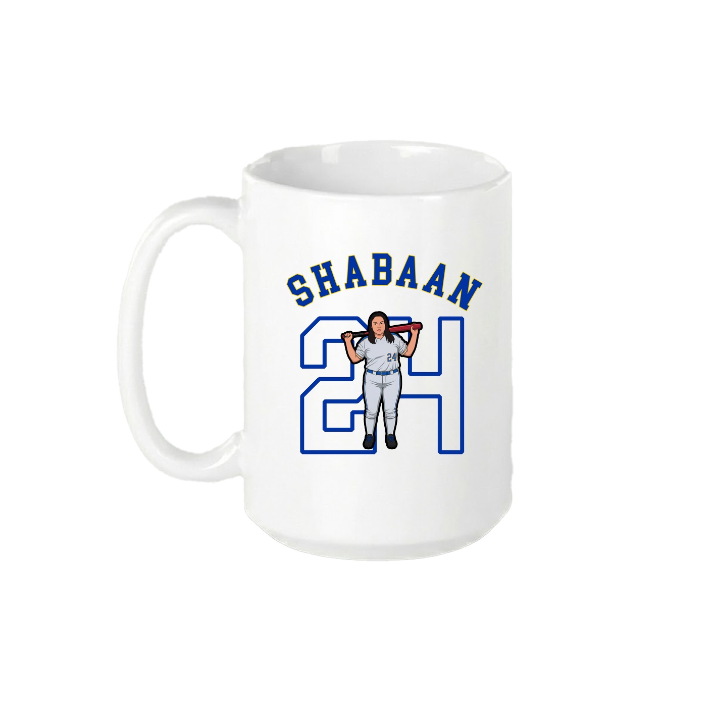 15oz Coffee Mug — Shirsey Arch in White
