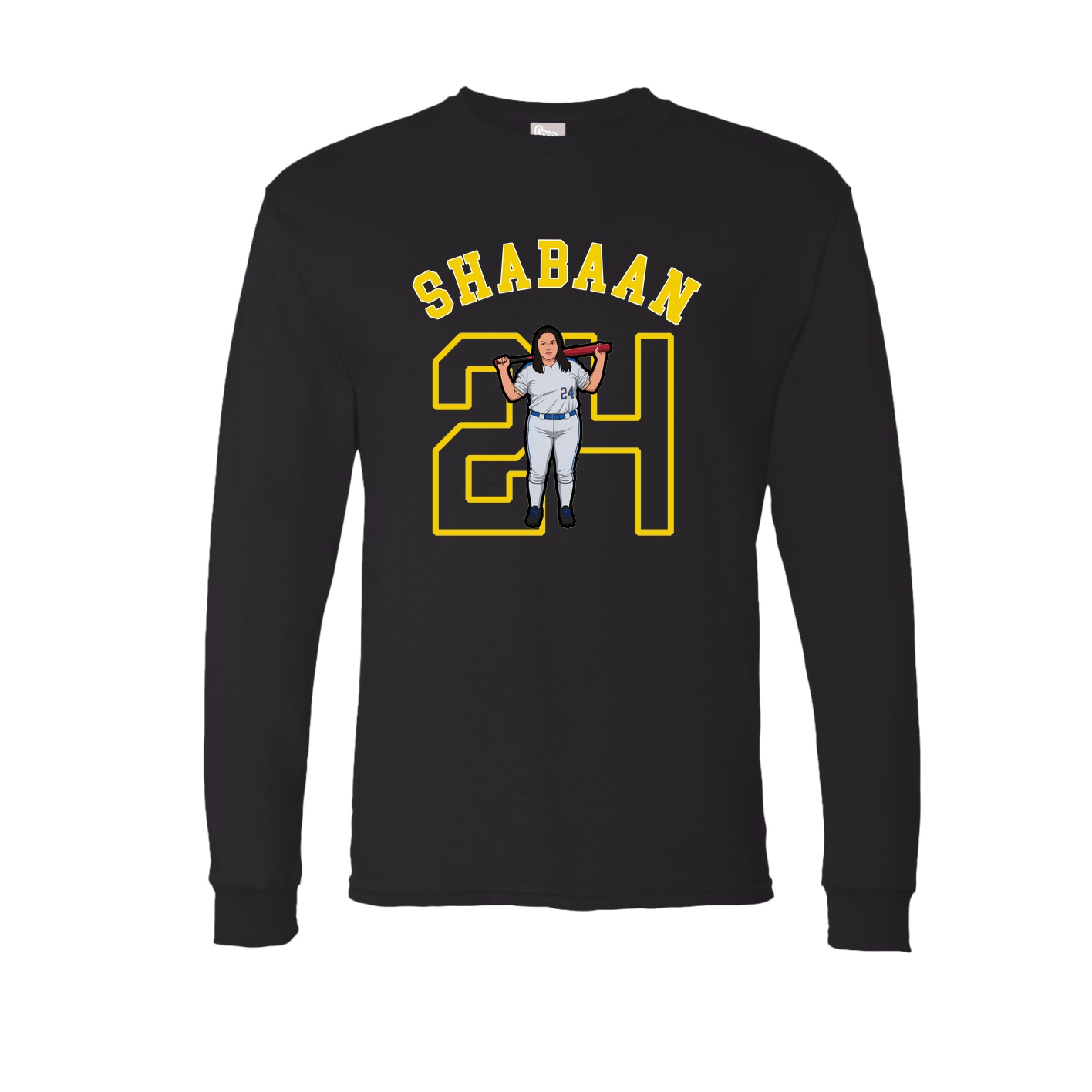 Long Sleeve Tee — Shirsey Arch in Black