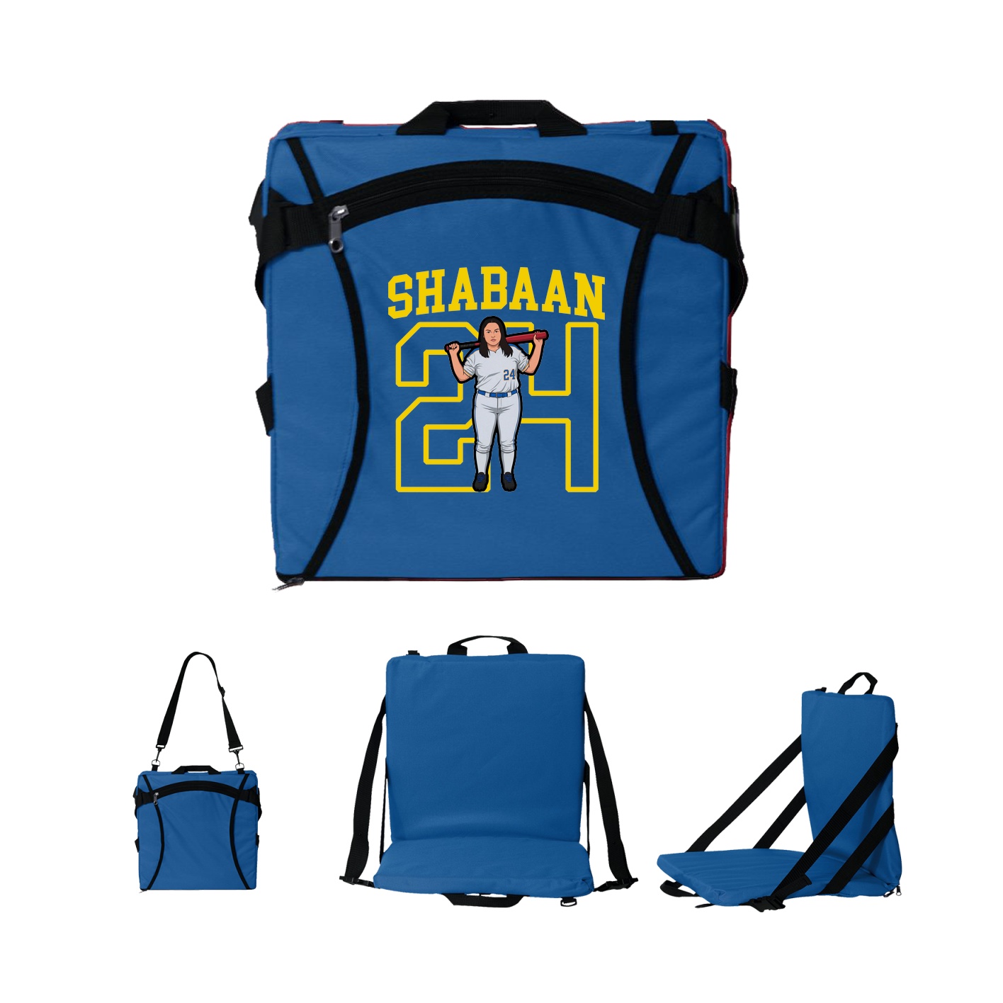 Folding Stadium Seat — Shirsey in Royal