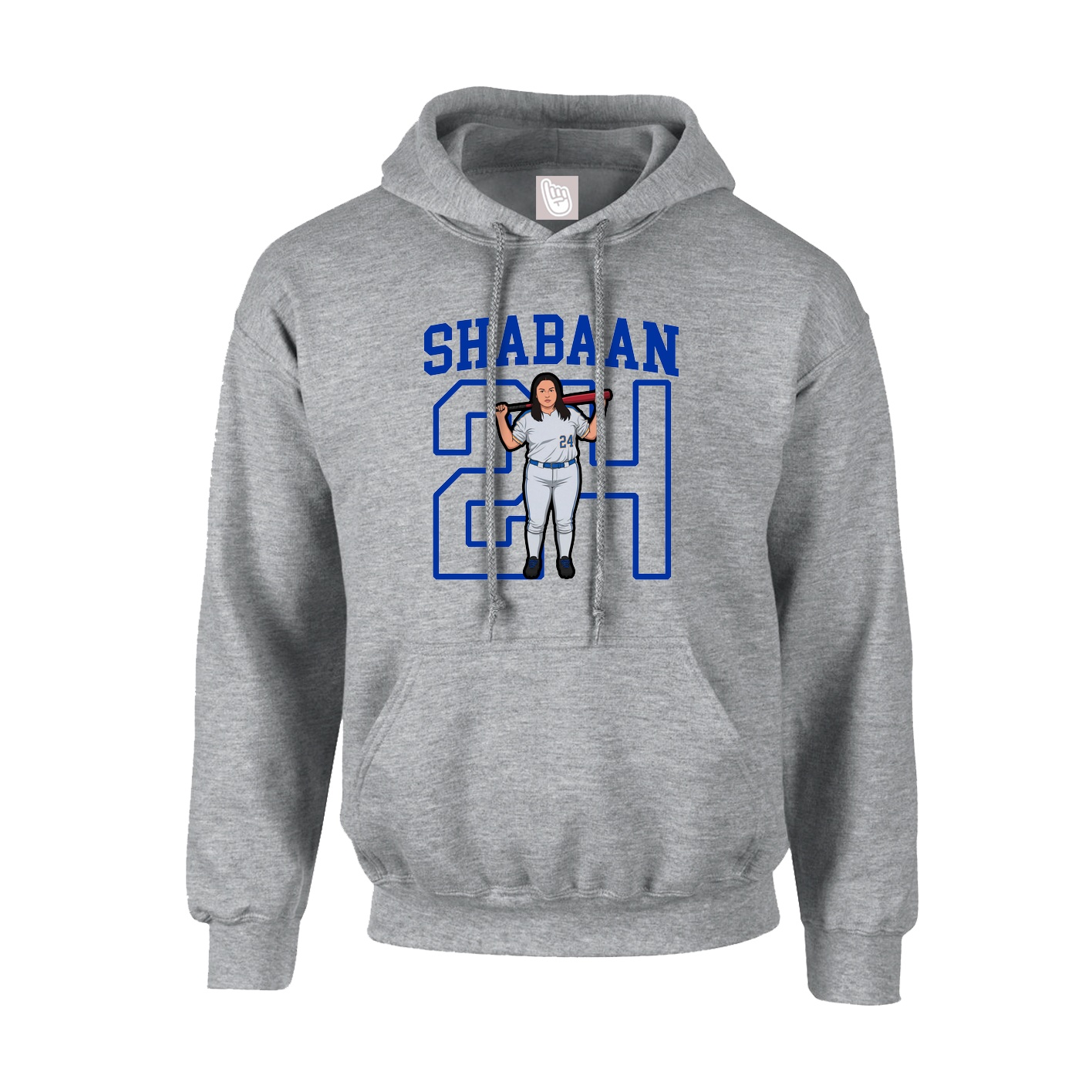 Hoodie — Shirsey in Grey