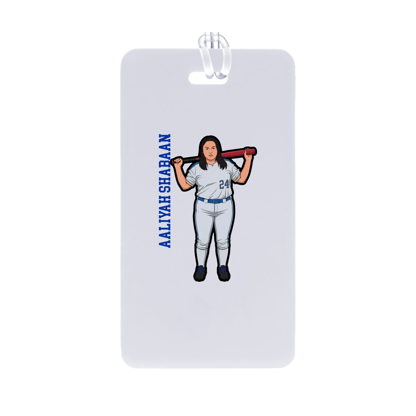 Bag Tag — Name Vertical in Classic