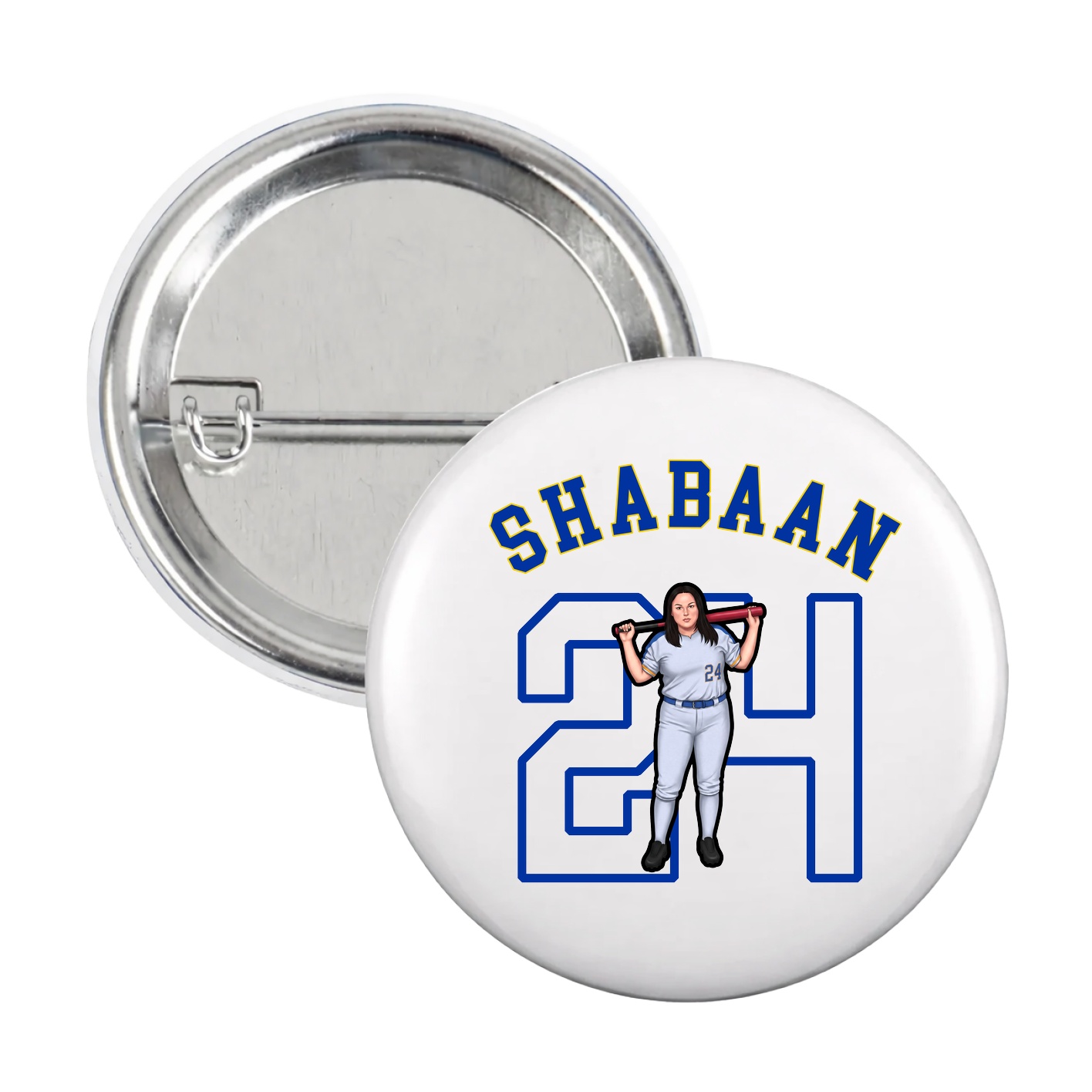 Game Day Button — Shirsey Arch in White