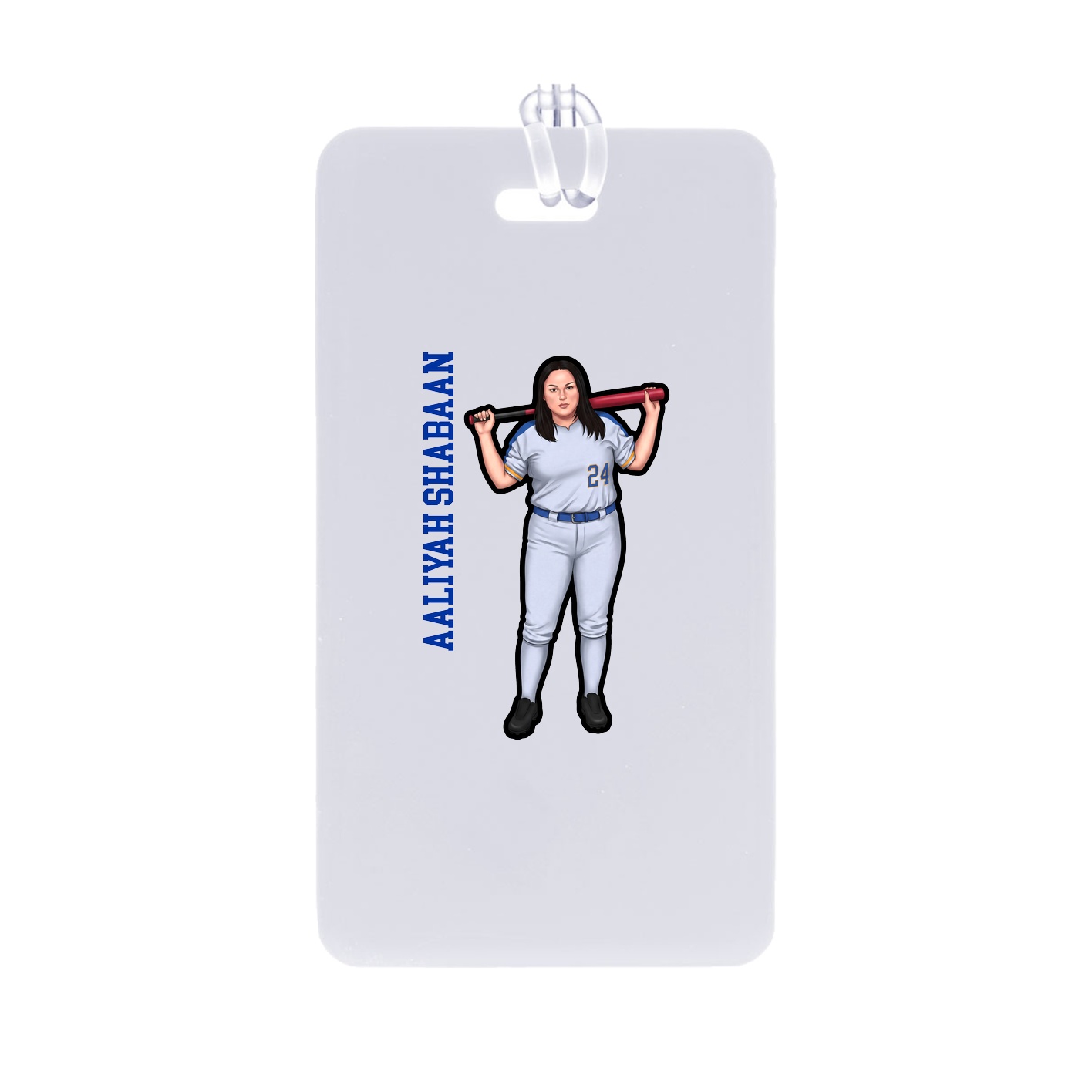 Bag Tag — Name Vertical in Classic