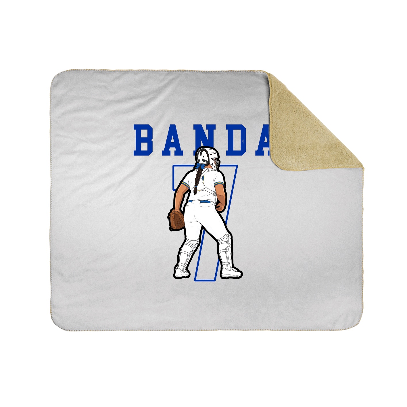 Throw Blanket — Shirsey in White