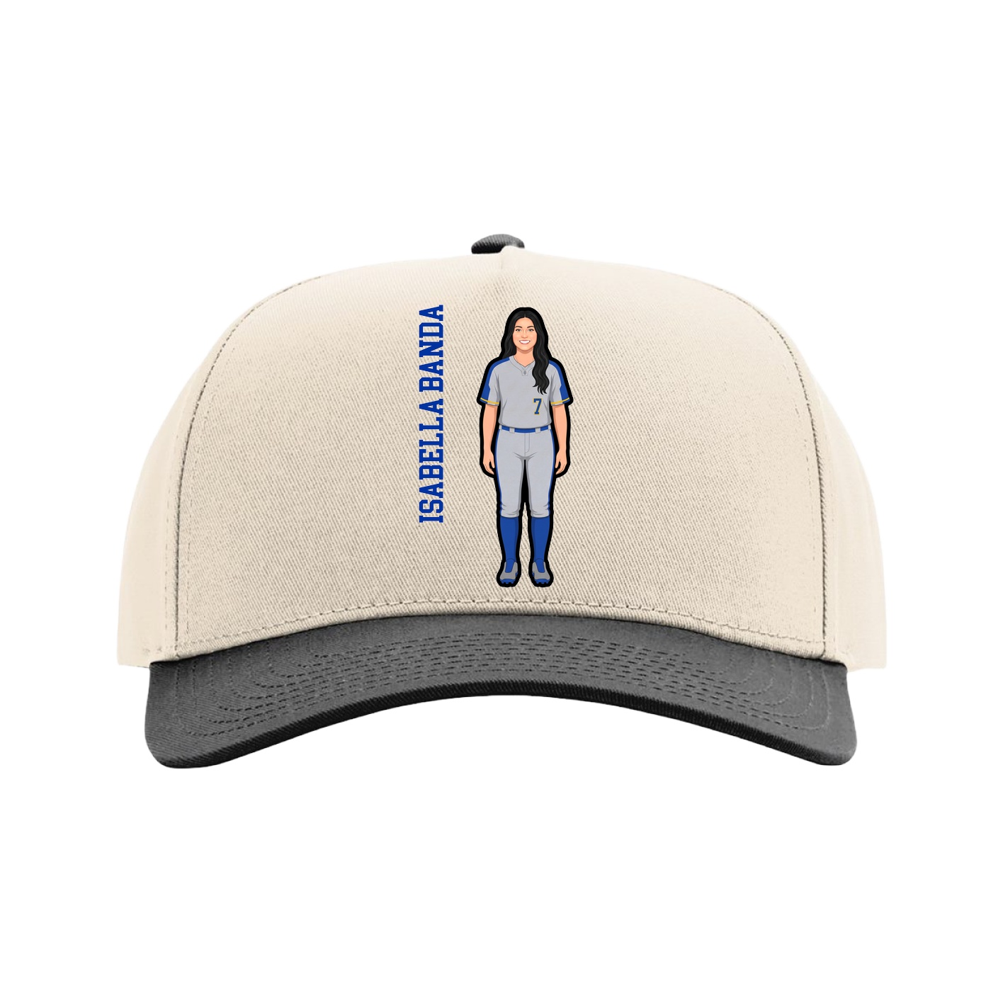 Full Fabric Five-Panel Champ Cap