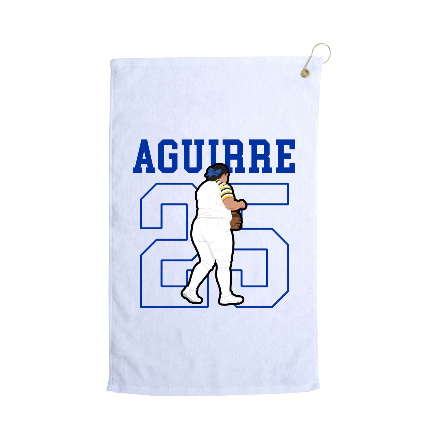 Golf Towel — Shirsey in White