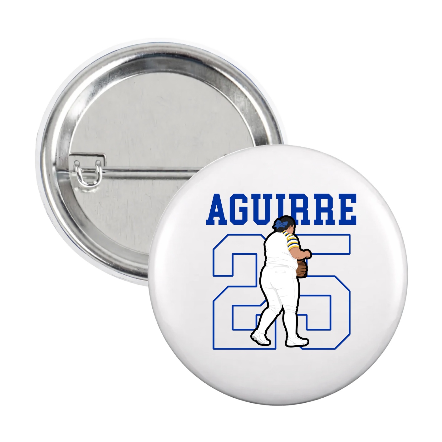Game Day Button — Shirsey in White