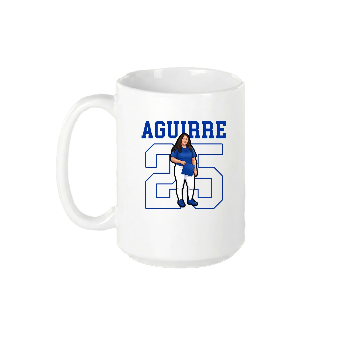 15oz Coffee Mug — Shirsey in White