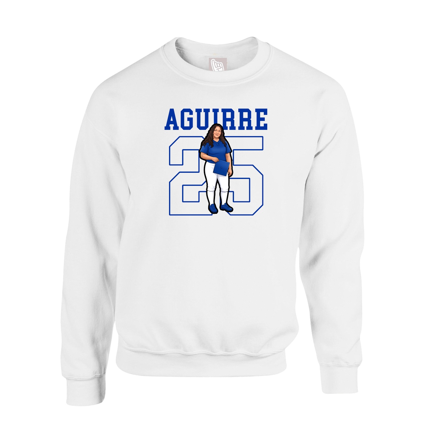 Fleece Crew — Shirsey in White