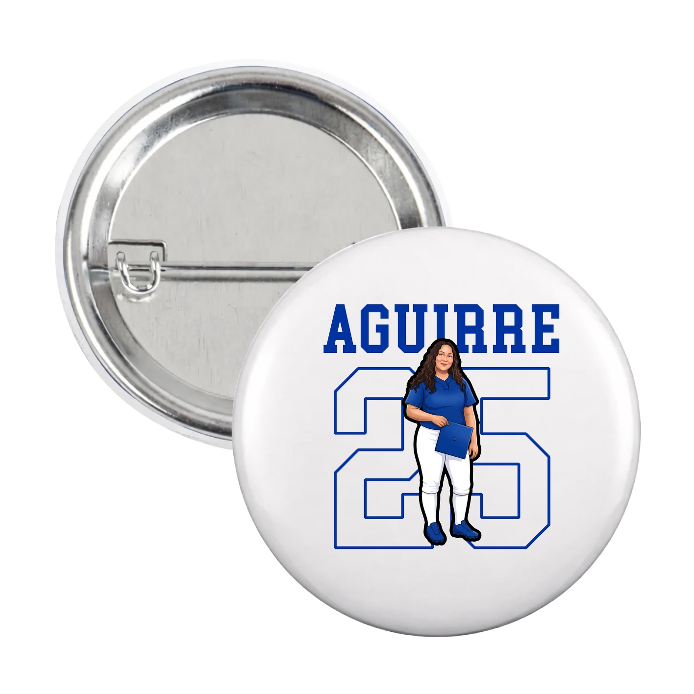 Game Day Button — Shirsey in White