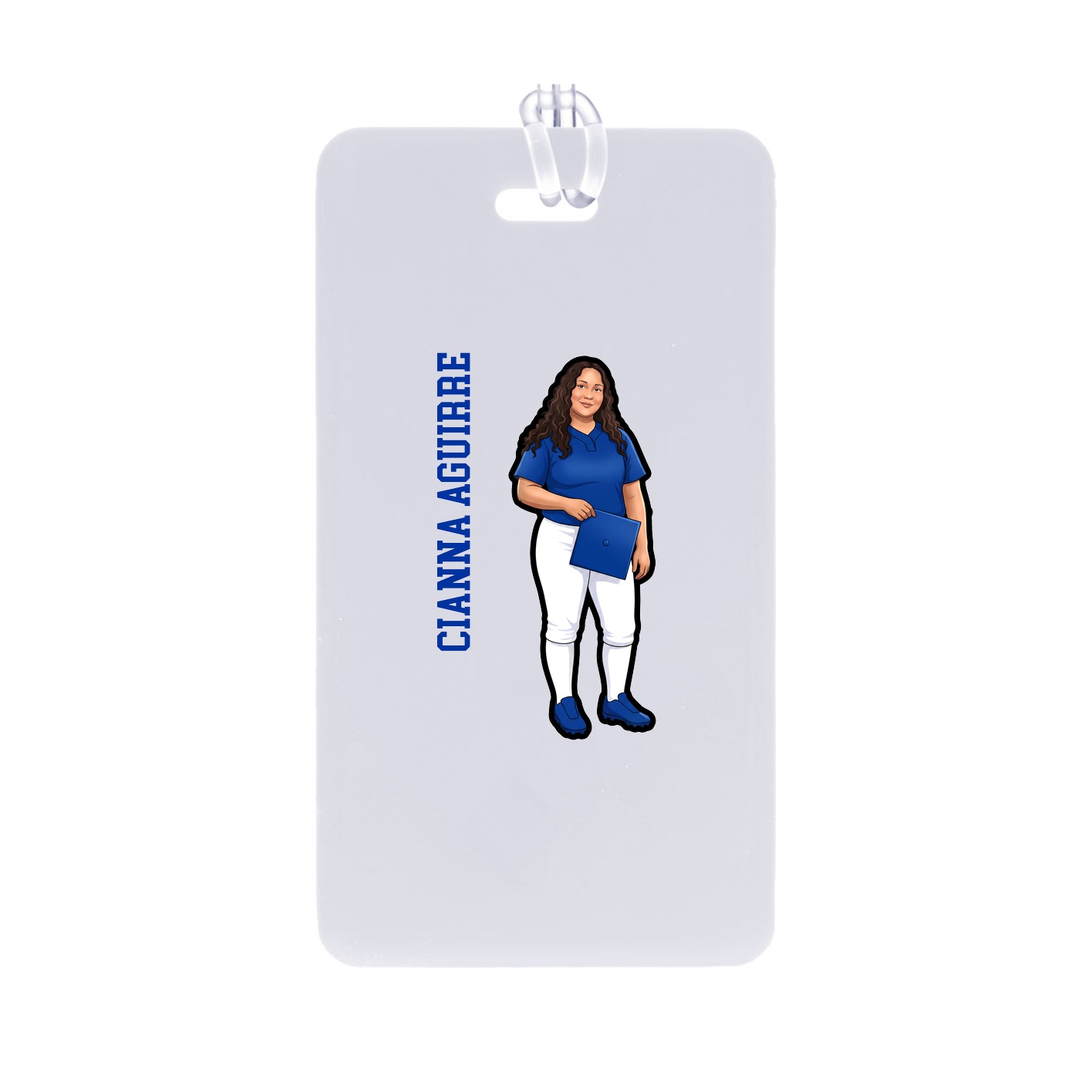 Bag Tag — Name Vertical in Classic