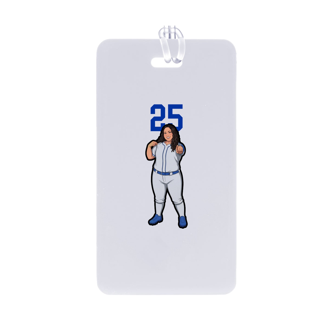Bag Tag — Number Top in Classic