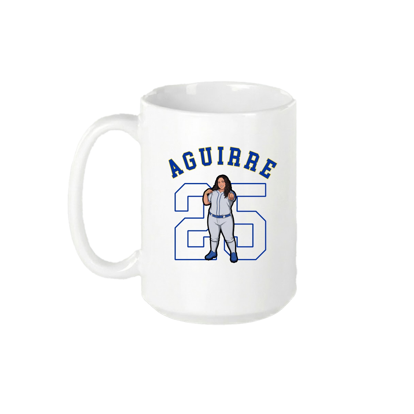 15oz Coffee Mug — Shirsey Arch in White