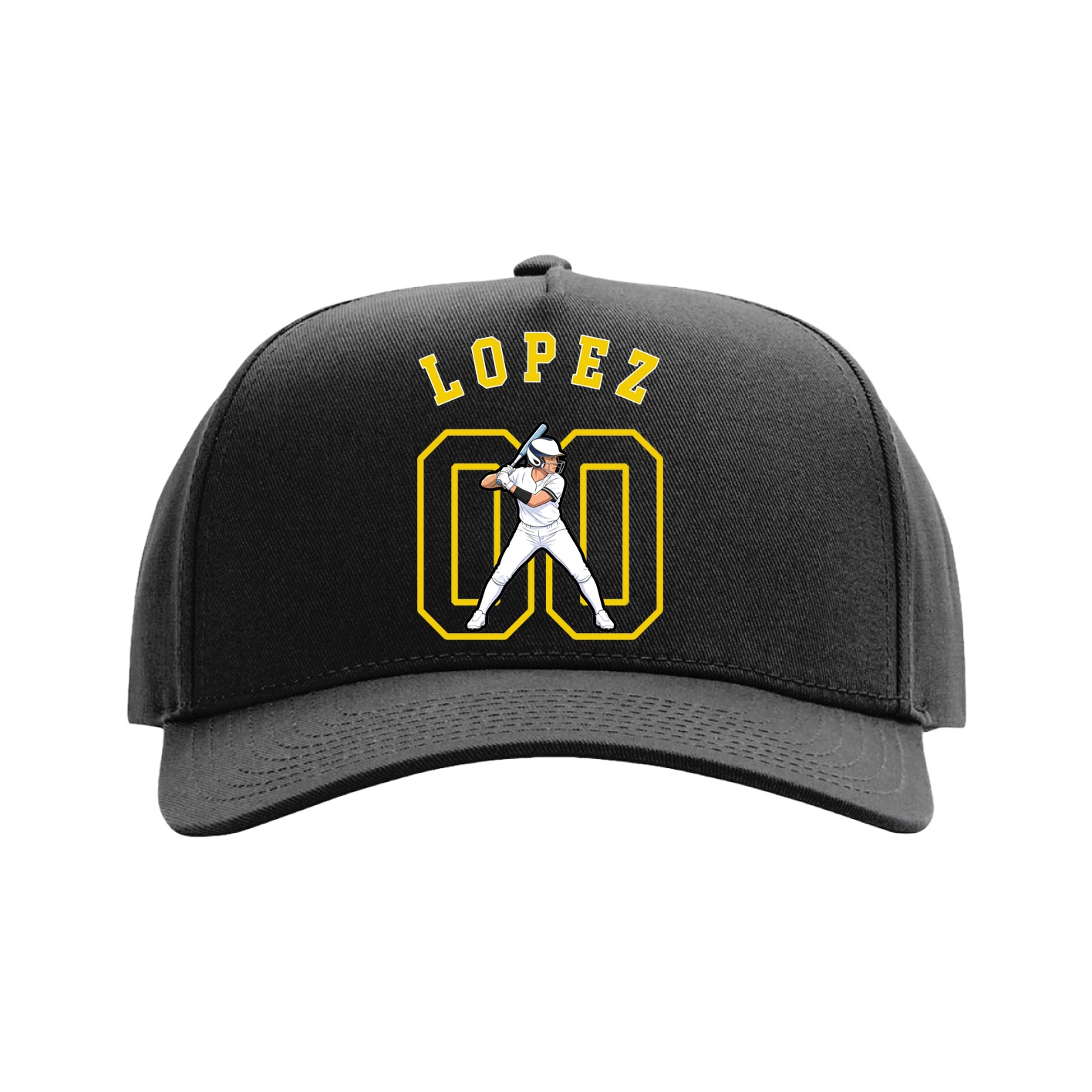 Full Fabric Five-Panel Champ Cap