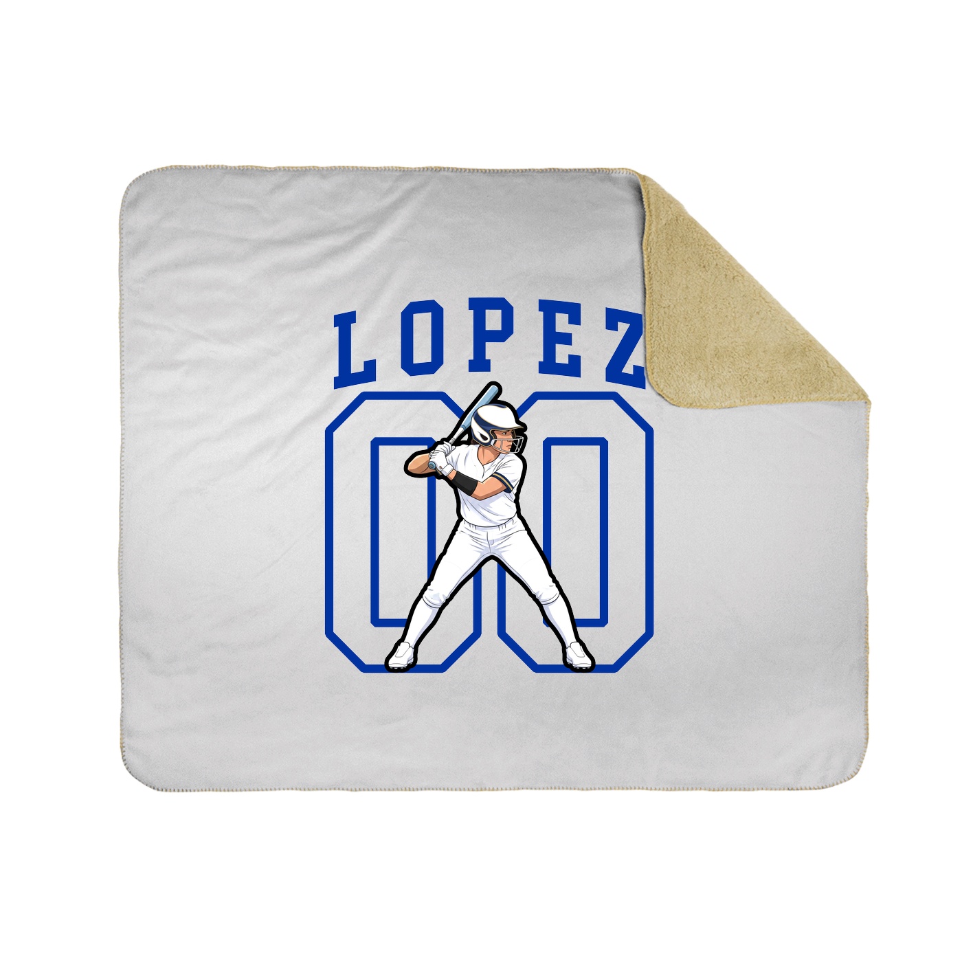 Throw Blanket — Shirsey in White