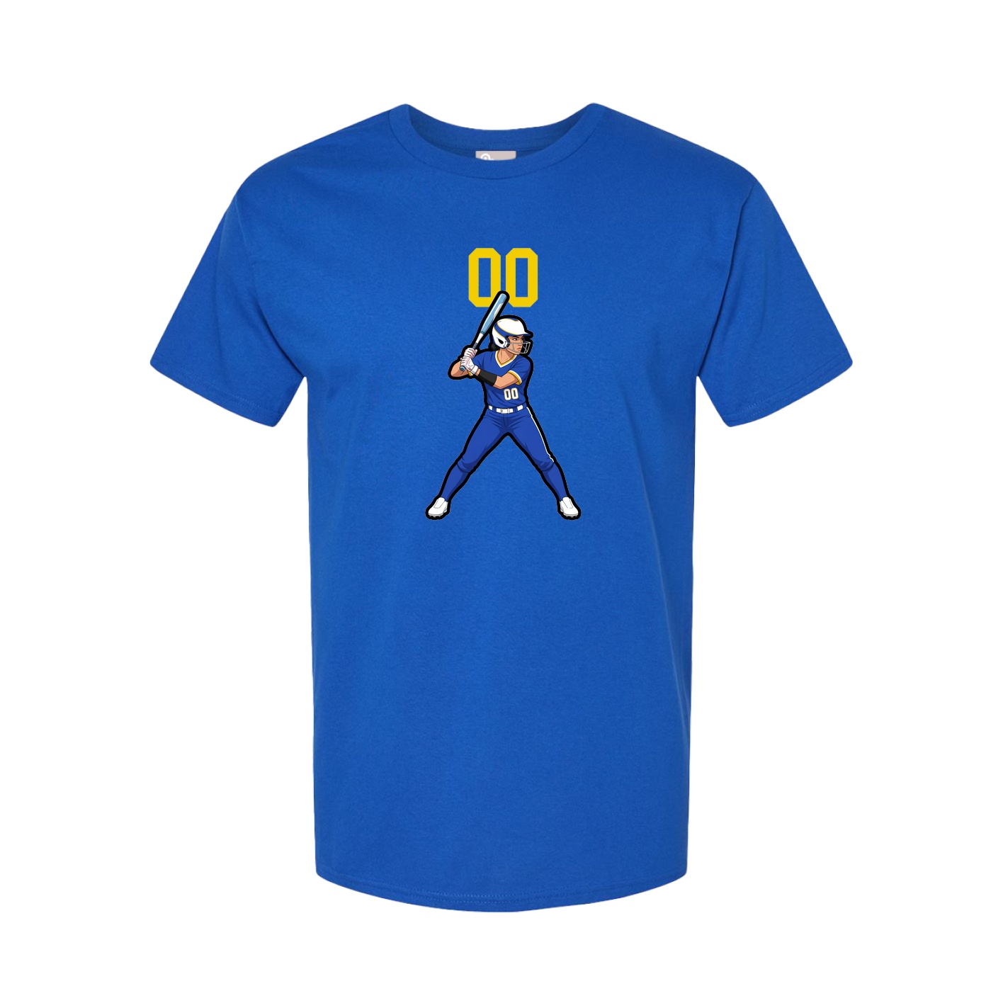 Tee — Number Top in Royal