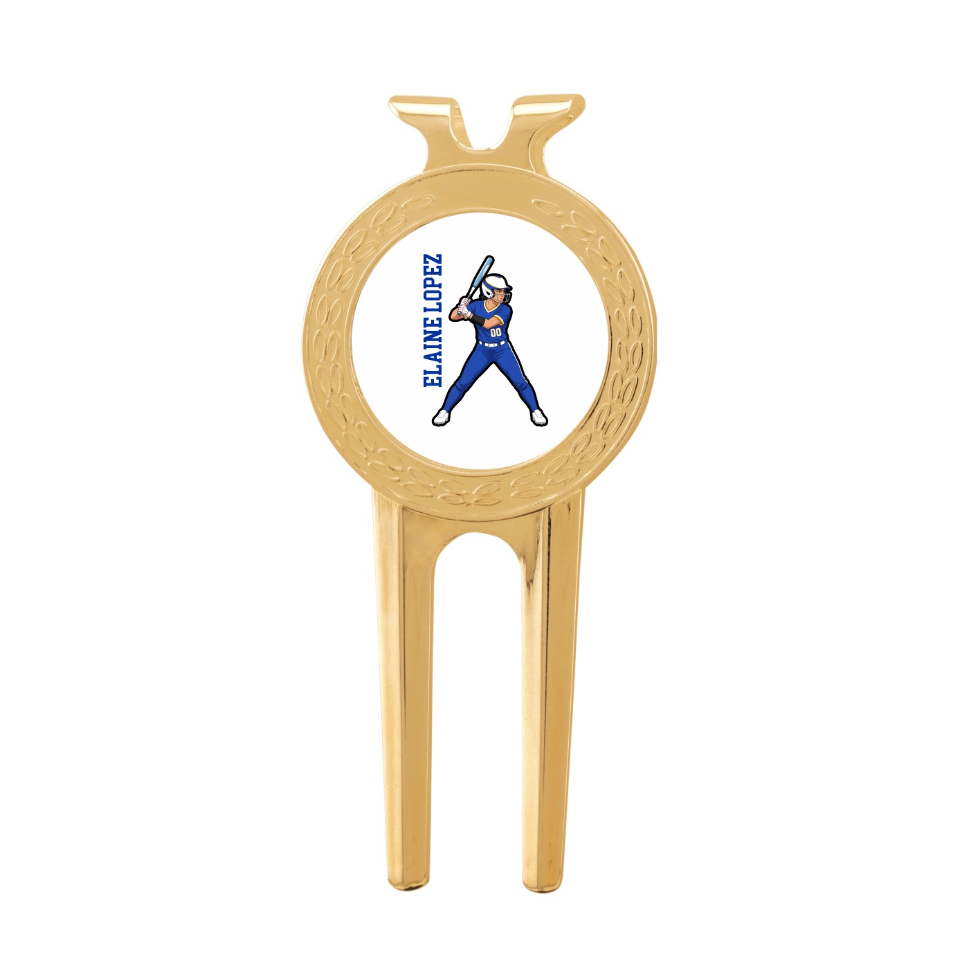 Divot Tool with Ball Marker — Name Vertical in Classic