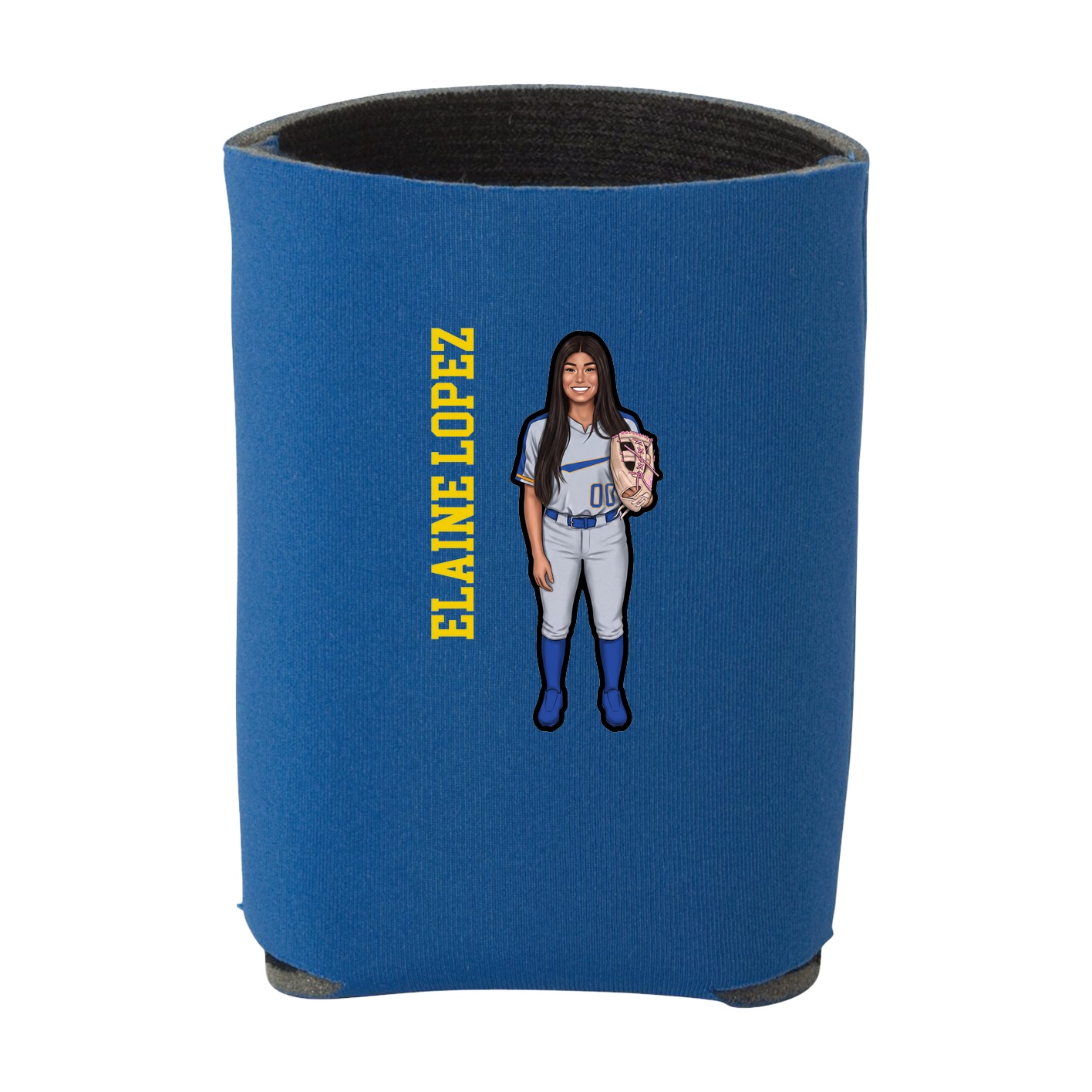 Can Holder — Name Vertical in Royal