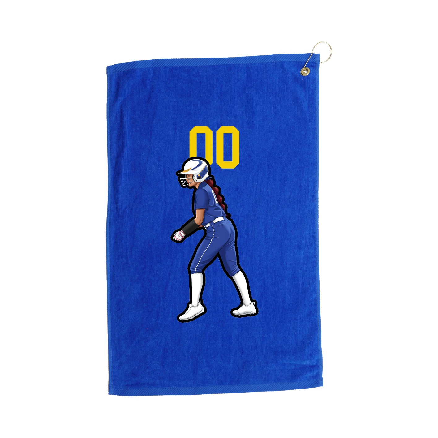Golf Towel — Number Top in Royal