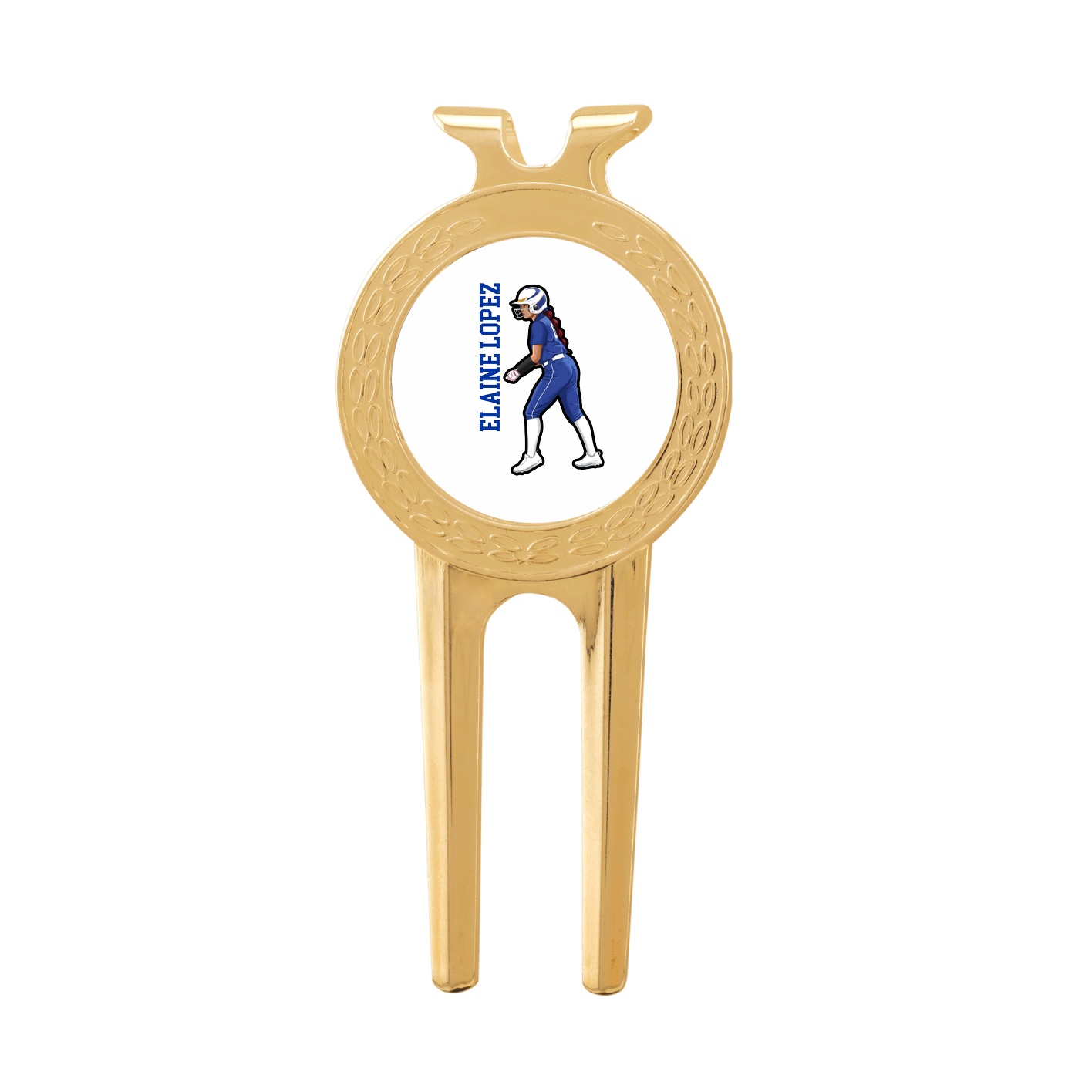 Divot Tool with Ball Marker — Name Vertical in Classic