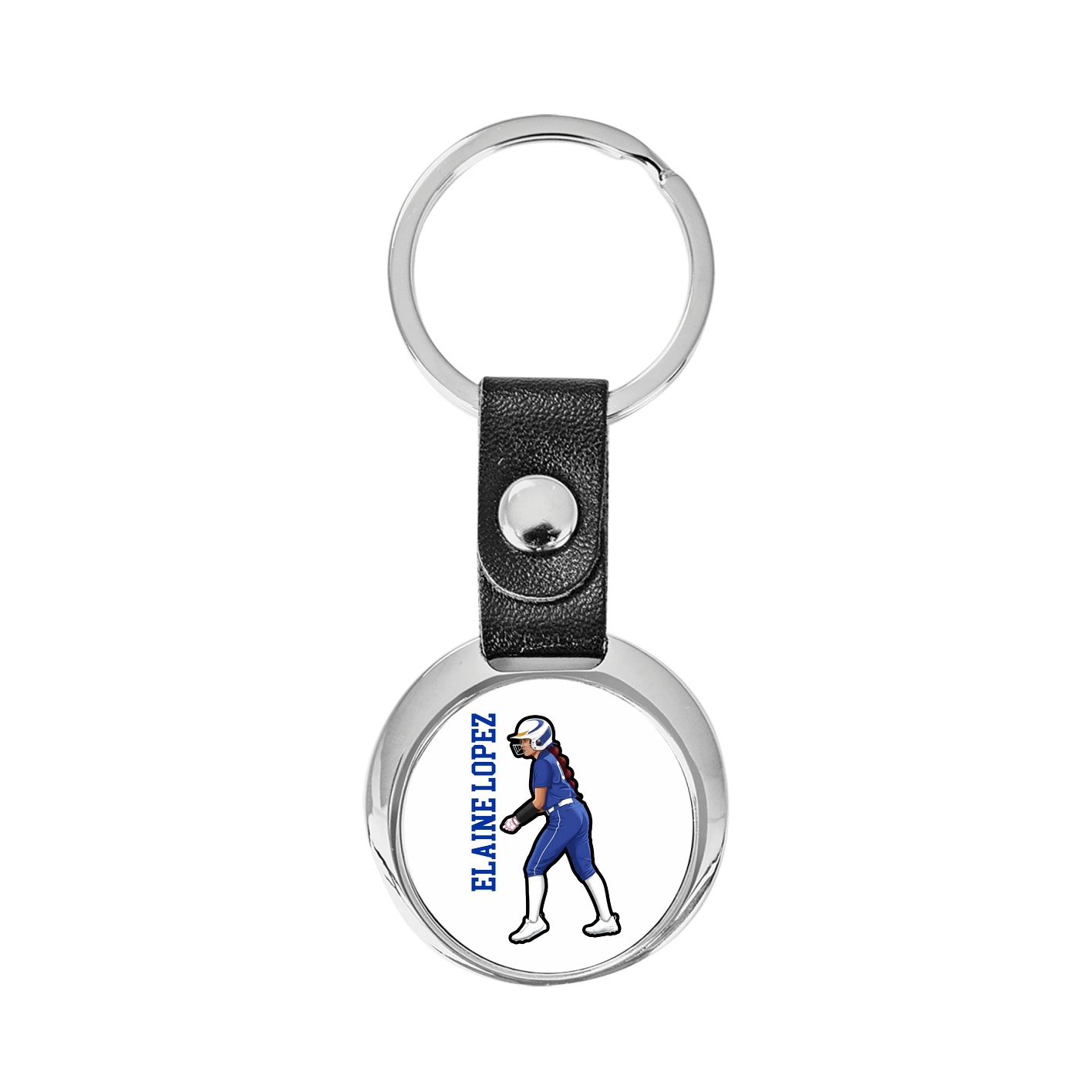 Key Chain — Name Vertical in Classic