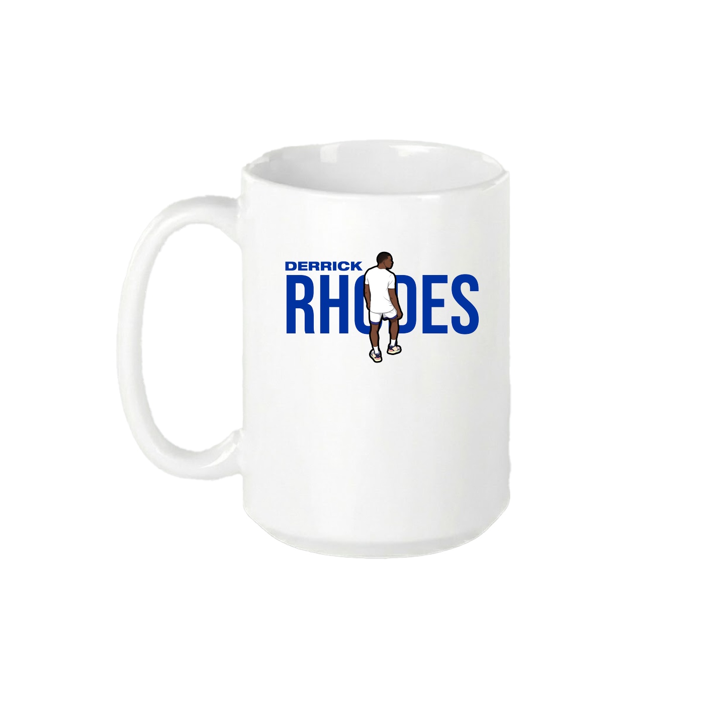 15oz Coffee Mug — Player Name in White