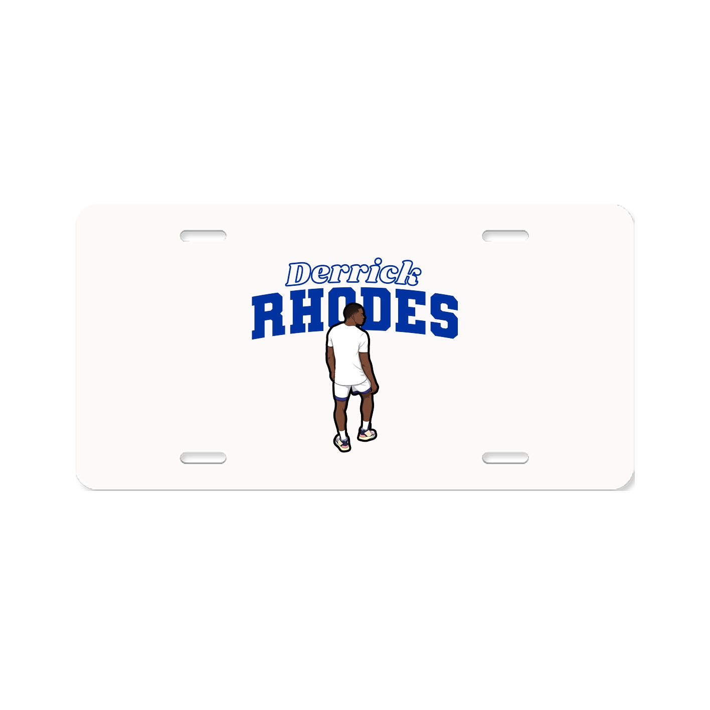 License Plate — Name Arch in Classic
