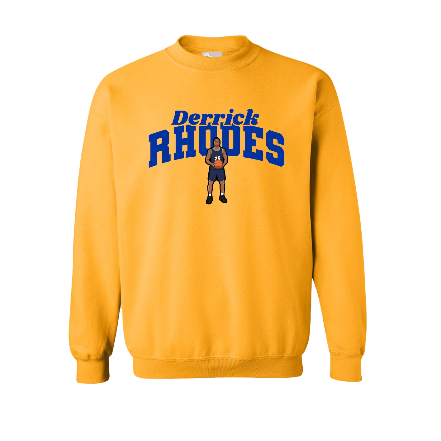 Fleece Crew — Signature Arch in Gold