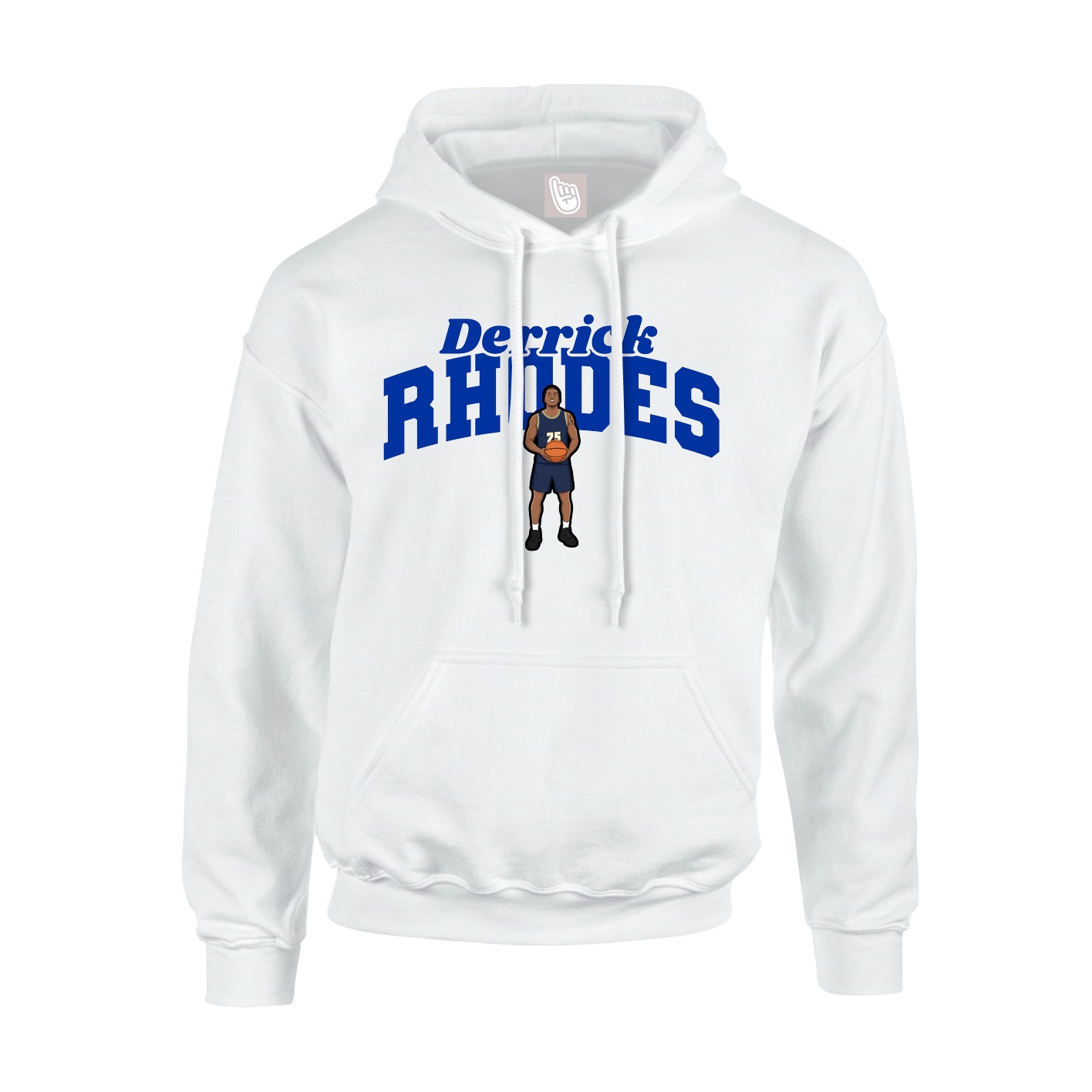Youth Hoodie — Signature Arch in White