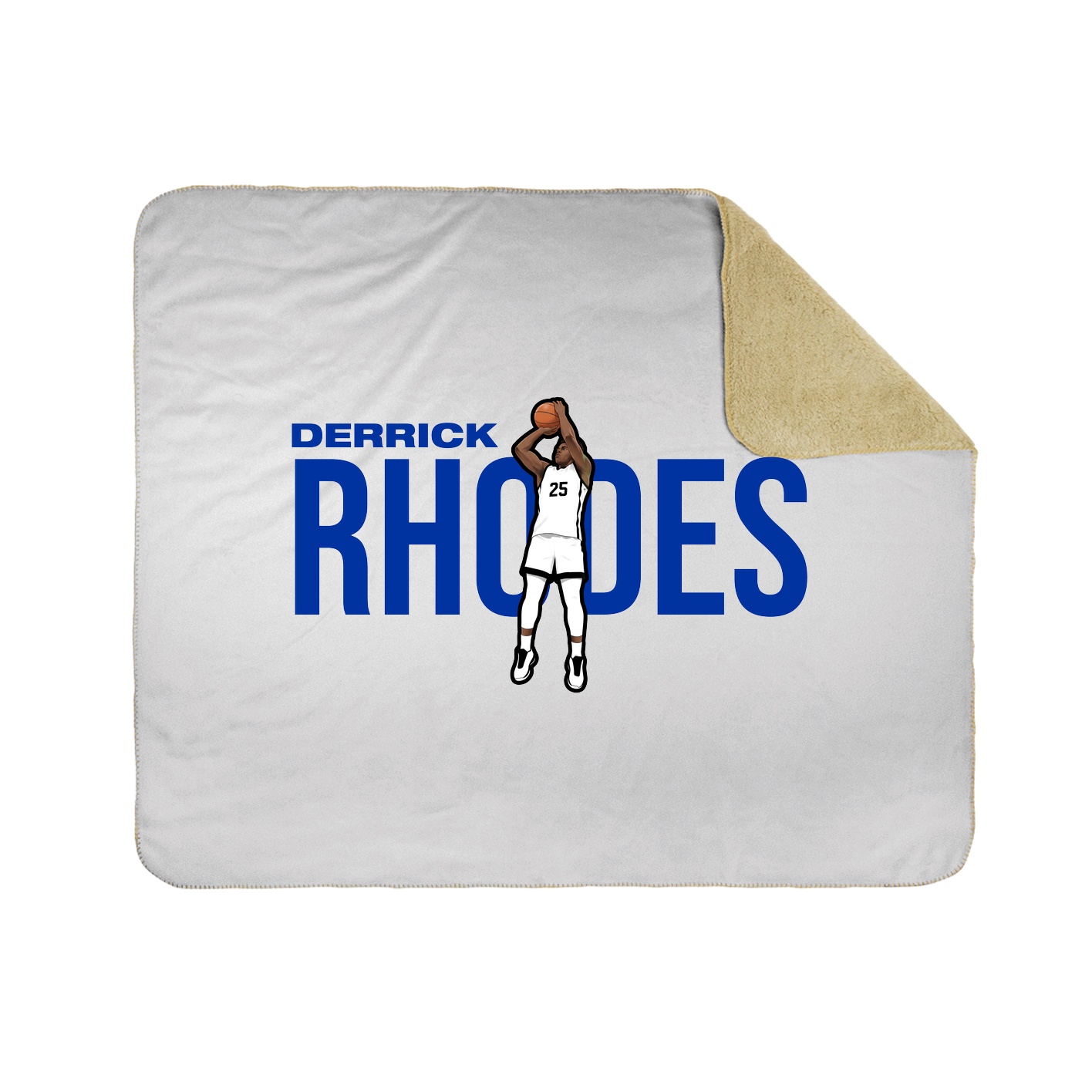 Throw Blanket — Player Name in White