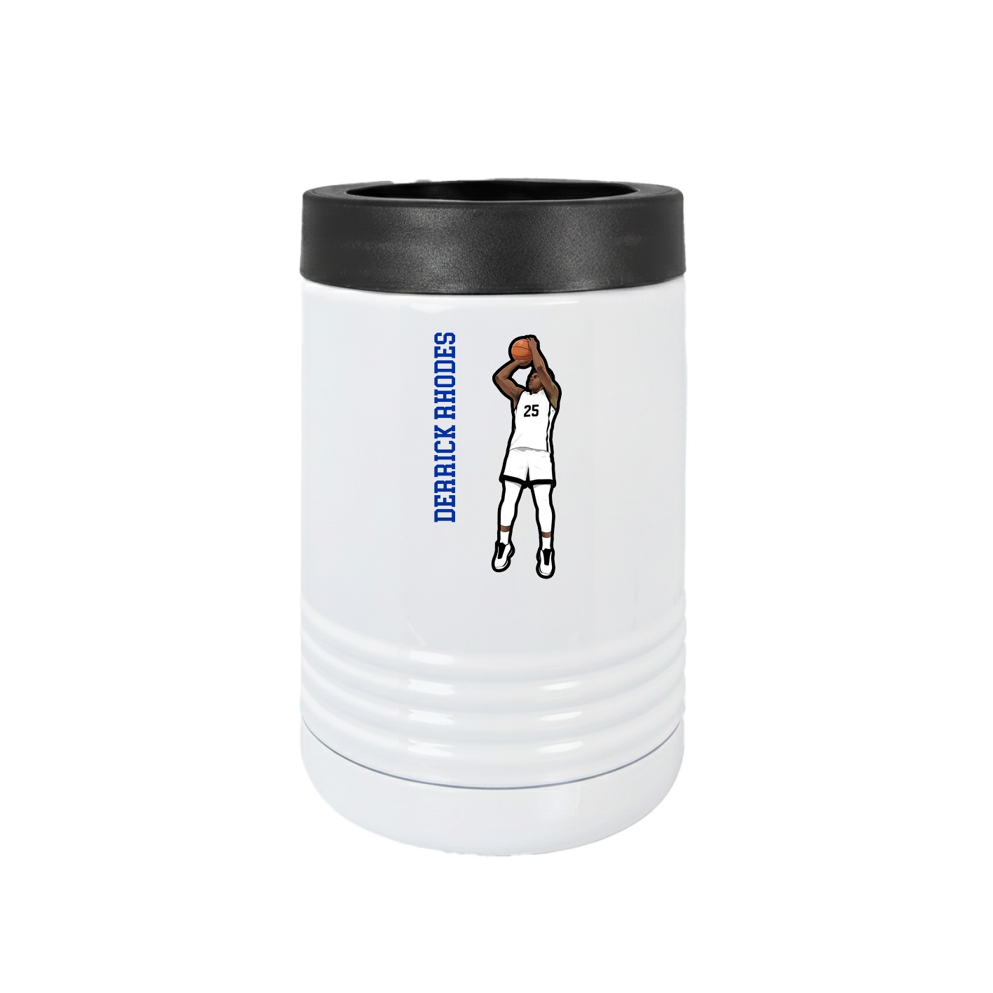 Beverage Holder — Name Vertical in White