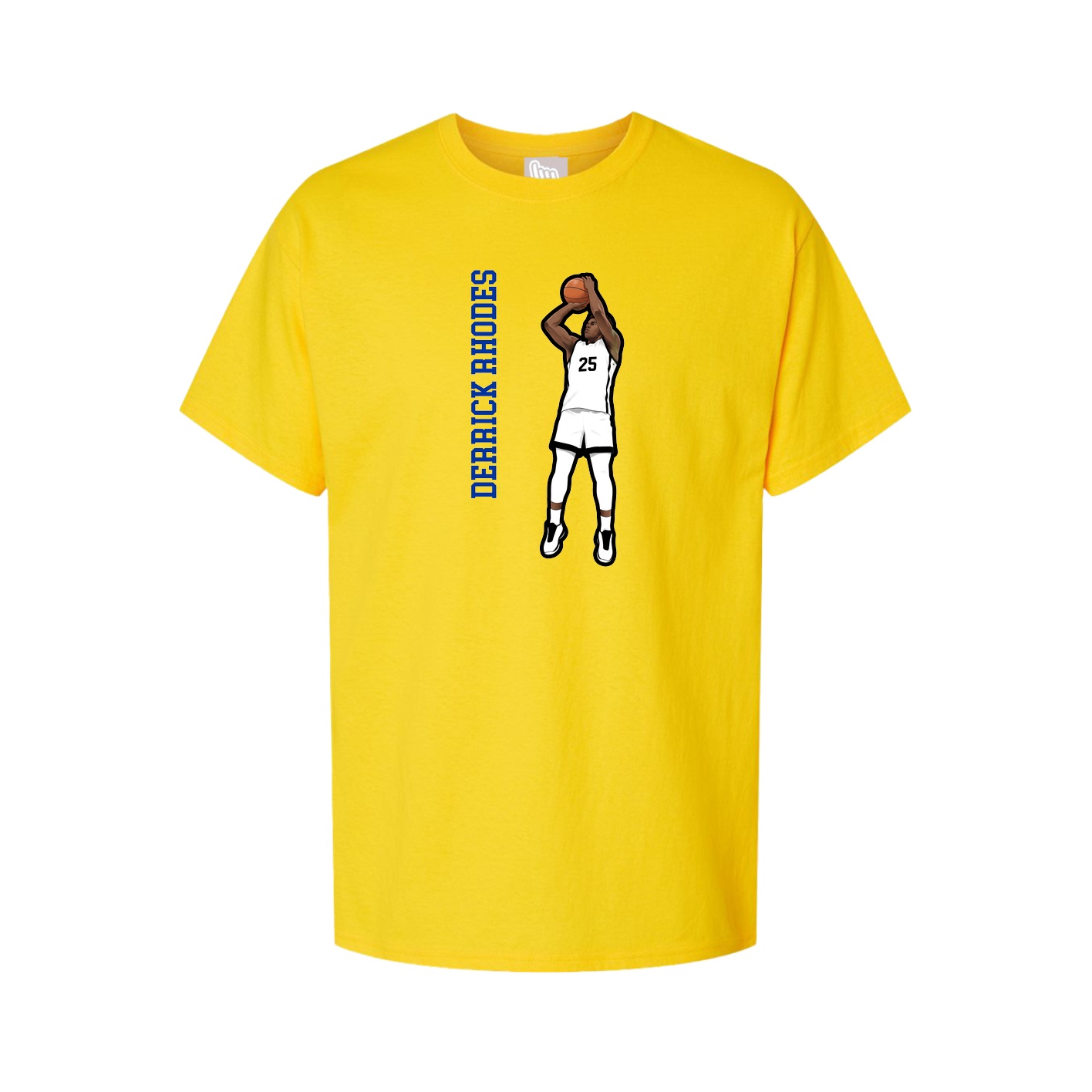 Youth Tee — Name Vertical in Gold
