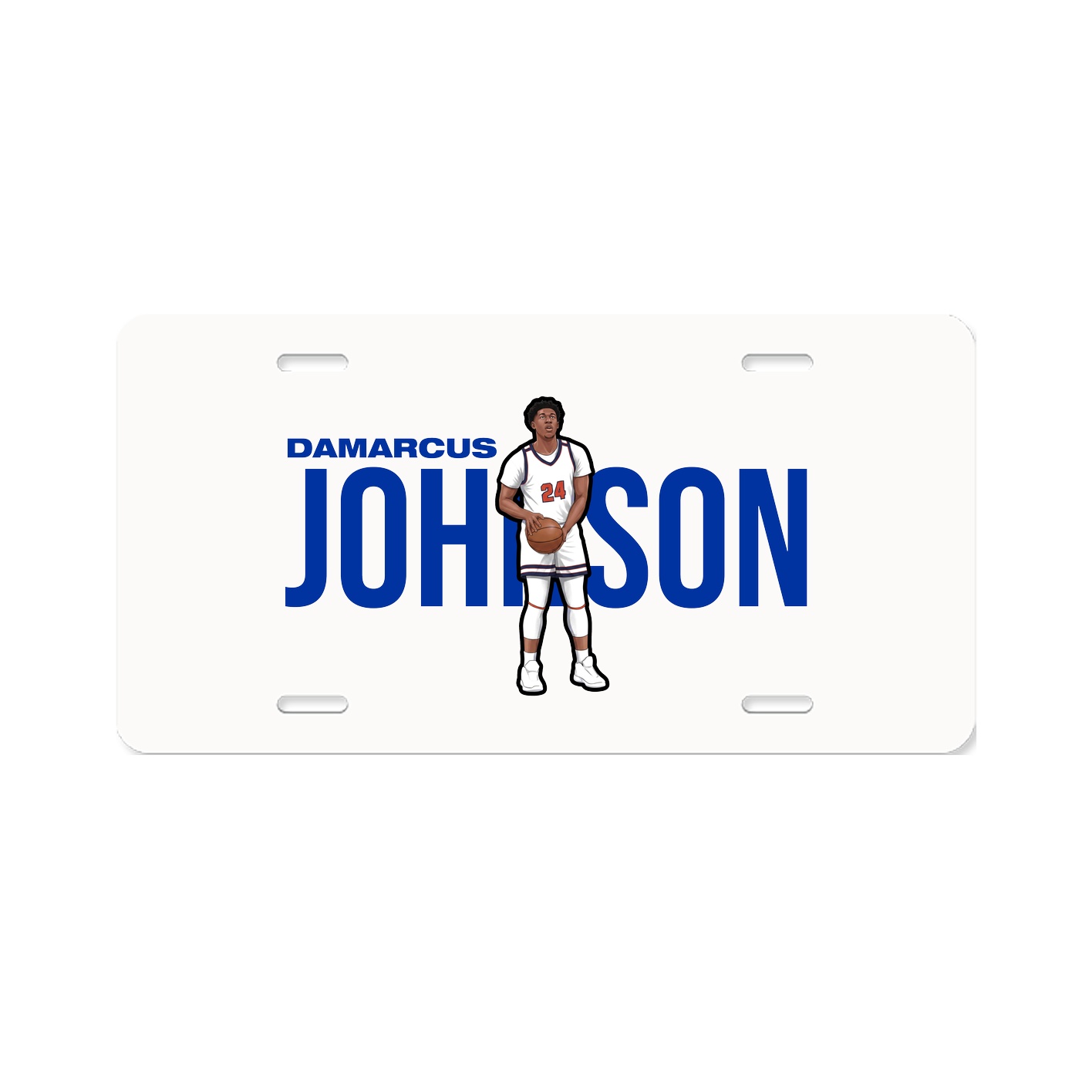 License Plate — Player Name in Classic