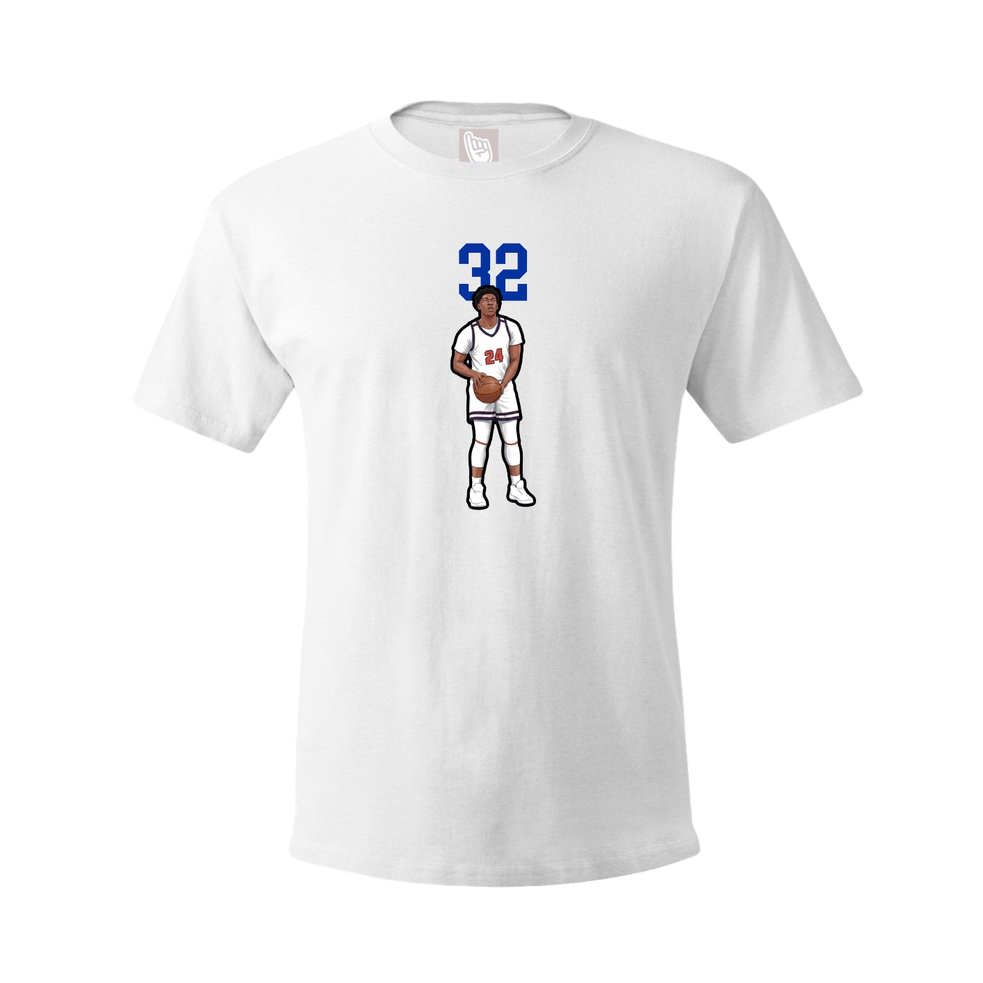 Tee — Number Top in White