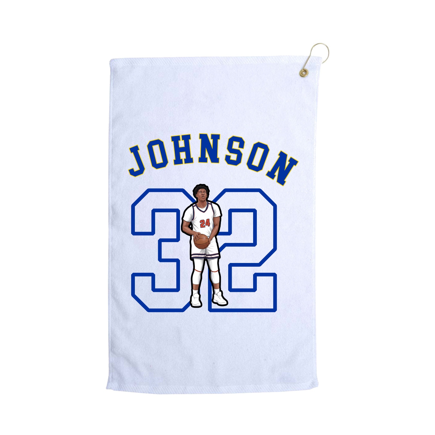Golf Towel — Shirsey Arch in White