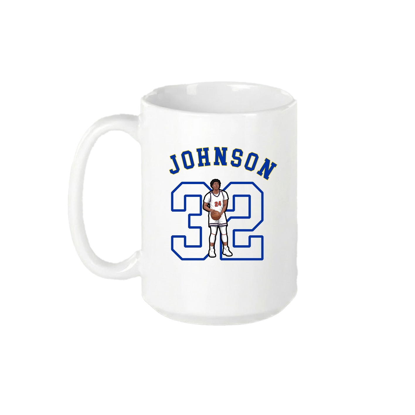 15oz Coffee Mug — Shirsey Arch in White