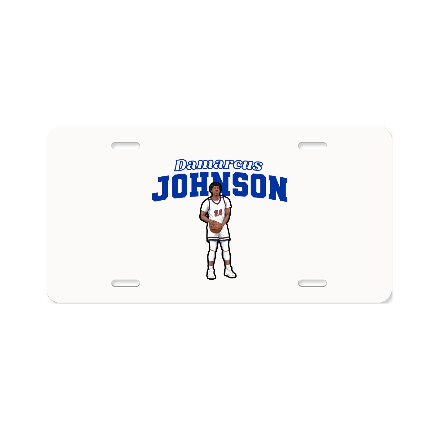 License Plate — Name Arch in Classic