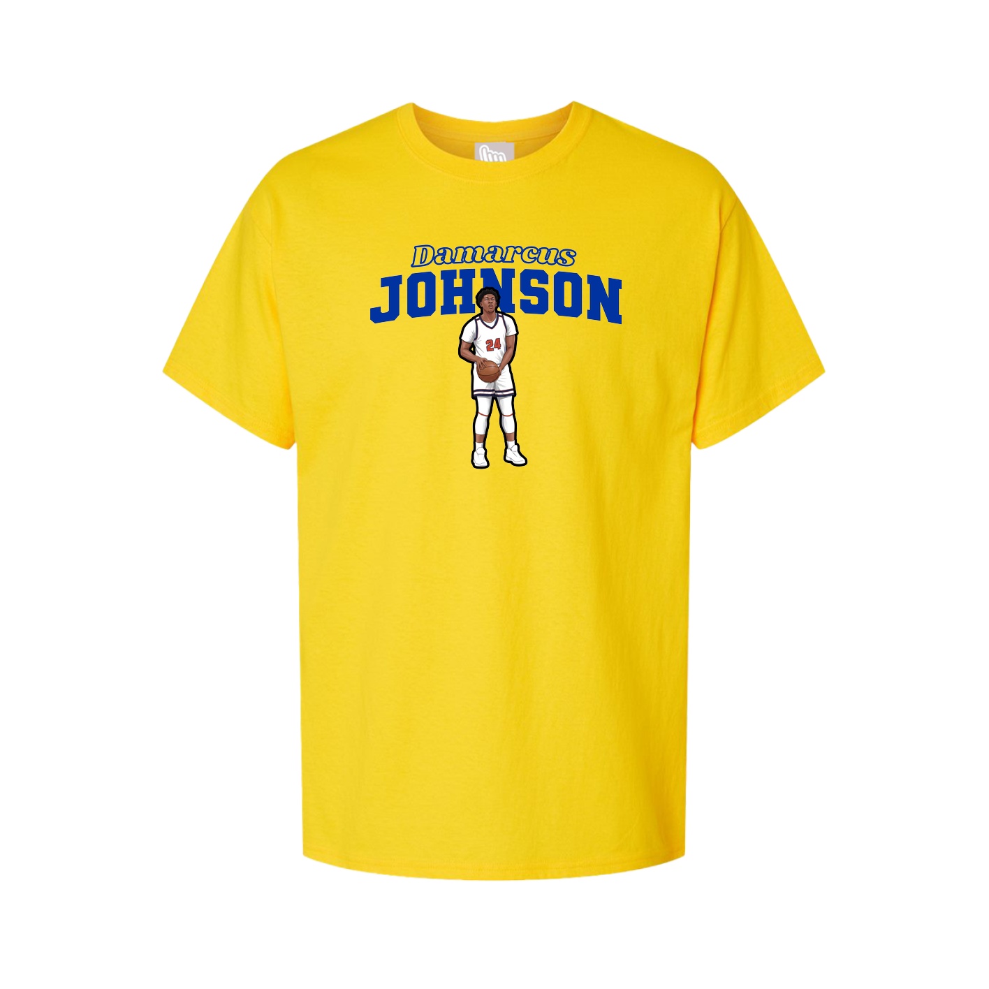 Youth Tee — Name Arch in Gold
