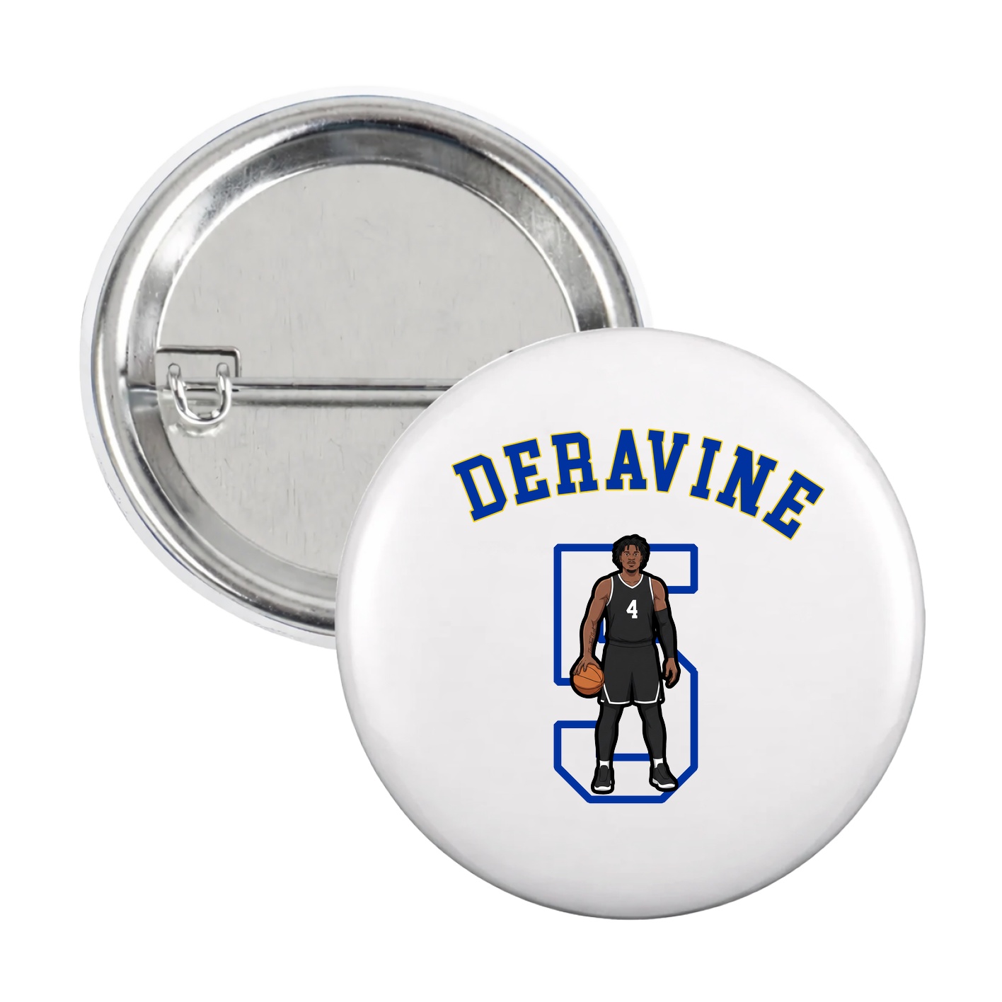 Game Day Button — Shirsey Arch in White