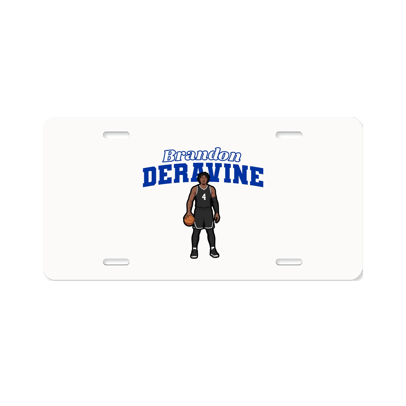License Plate — Name Arch in Classic