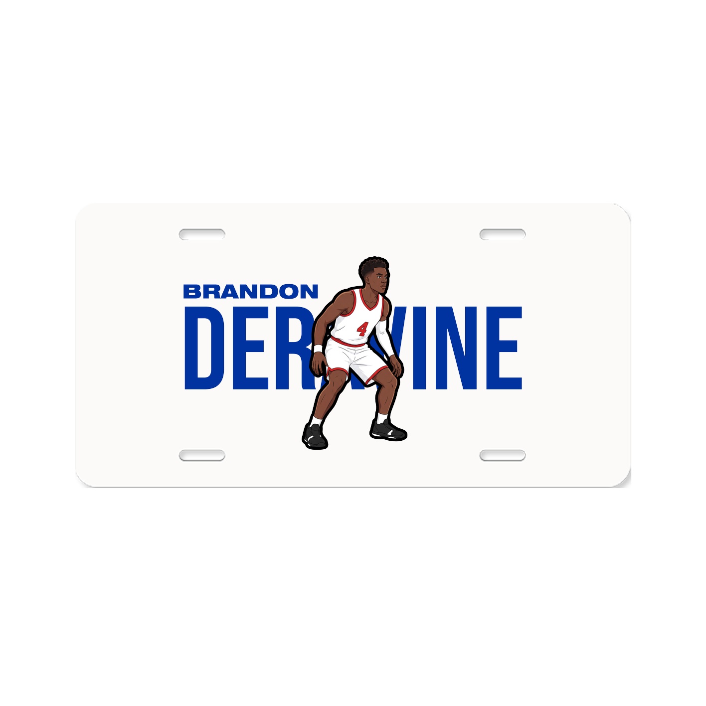 License Plate — Player Name in Classic