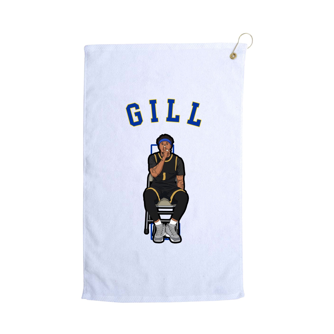 Golf Towel — Shirsey Arch in White
