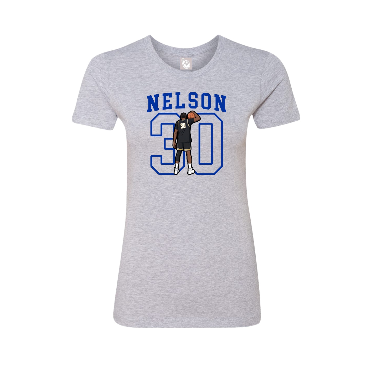 Fitted Women's Tee — Shirsey in Grey