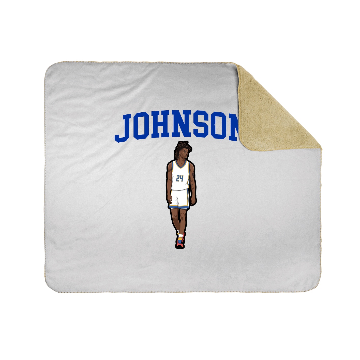 Throw Blanket — Shirsey in White