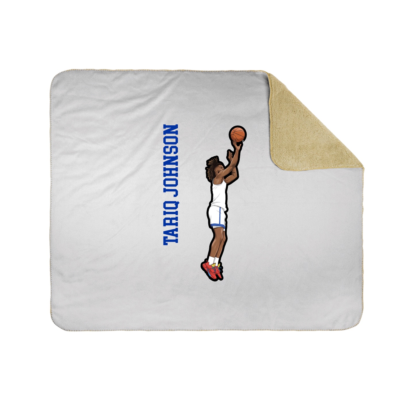50x60 Sherpa Lined Throw Blanket