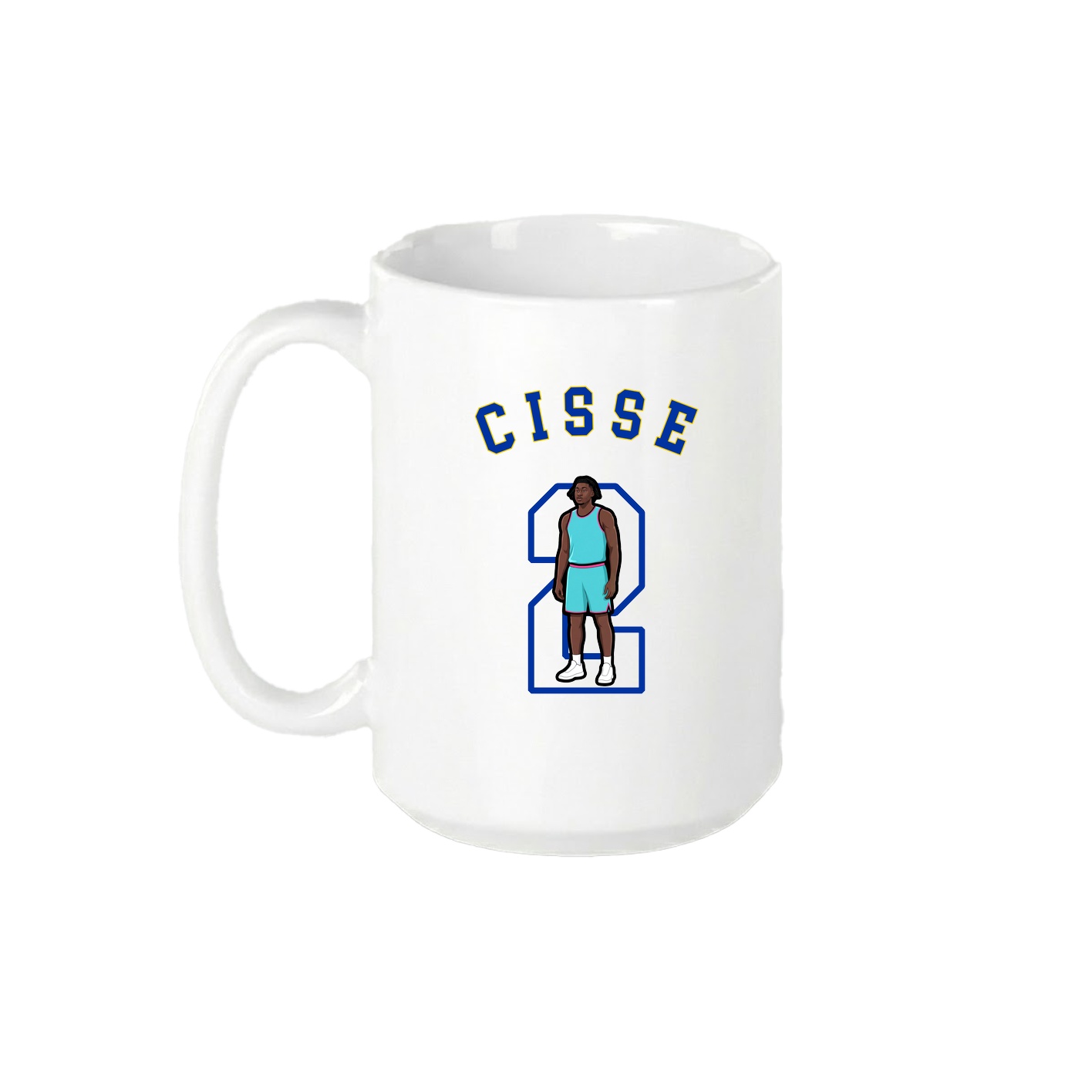 15oz Coffee Mug — Shirsey Arch in White