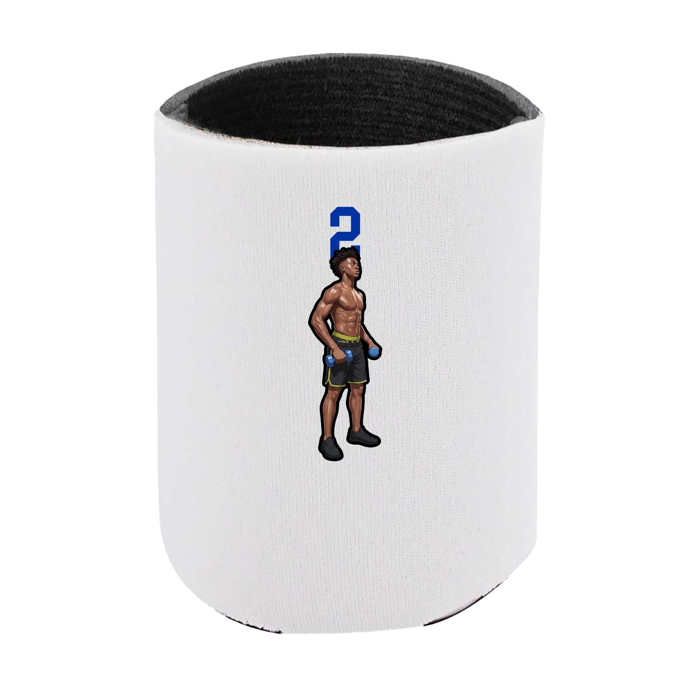 Can Holder — Number Top in White