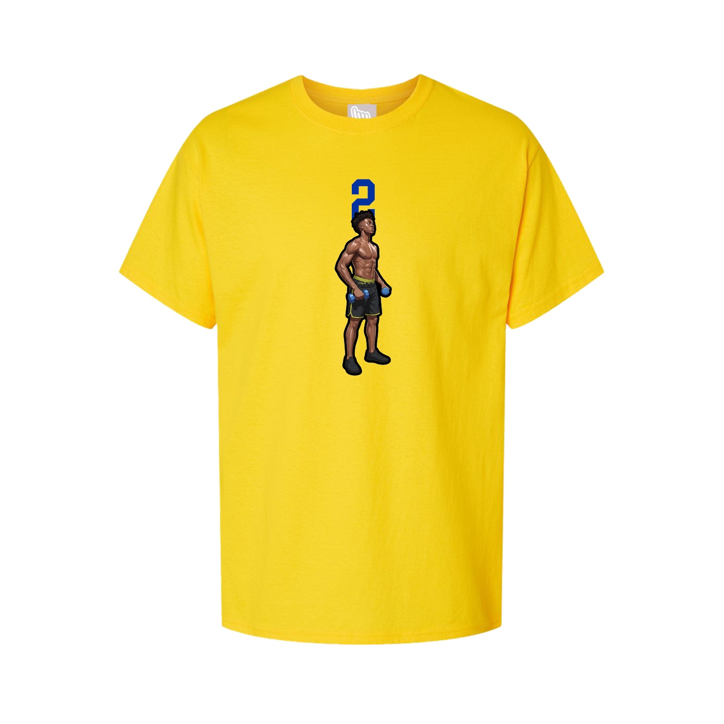 Tee — Number Top in Gold