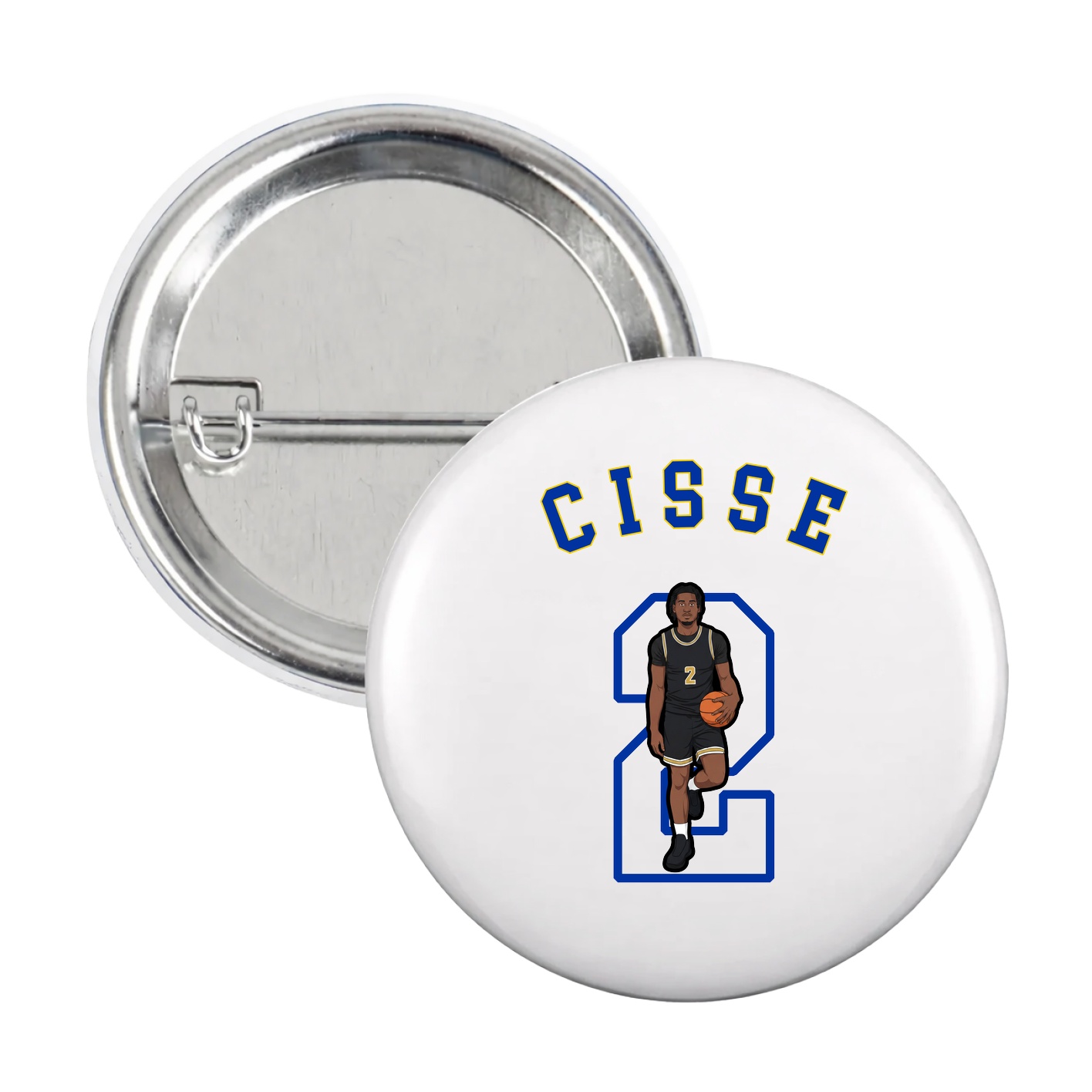 Game Day Button — Shirsey Arch in White